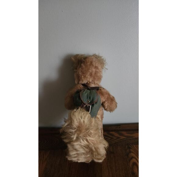 Vintage Kiki Brown Plush Squirrel w/Backpack Anker Germany - Picture 3 of 5